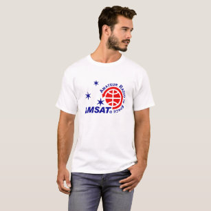 Camiseta T-shirt do logotipo de AMSAT