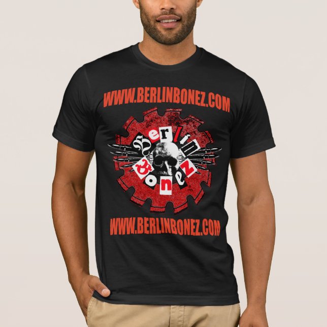 Camiseta T-shirt do logotipo de BBT64 Berlim Bonez (Frente)