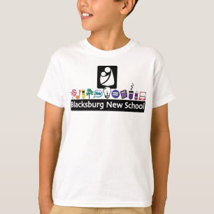 Camiseta T-shirt do logotipo de cor para jovens BNS