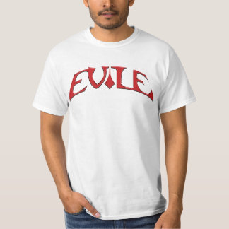Camiseta T-shirt do logotipo de Evile