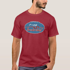 Camiseta T-shirt do logotipo de F-105 Thunderchief