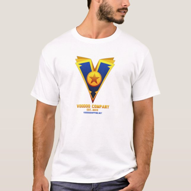 Camiseta T-shirt do logotipo de Planetside (luz) (Frente)