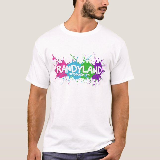 Camiseta T-shirt do logotipo de Randyland (Frente)