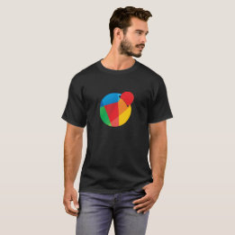 Camiseta T-shirt do logotipo de Reddcoin (RDD)