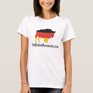 Camiseta T-shirt do logotipo do bisonte das senhoras
