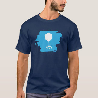 Camiseta T-shirt do logotipo do fago (azul)