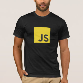 Camiseta T-shirt do logotipo do Javascript (preto)