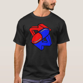 Camiseta T-shirt do logotipo do mergulho de FireDome Shanky