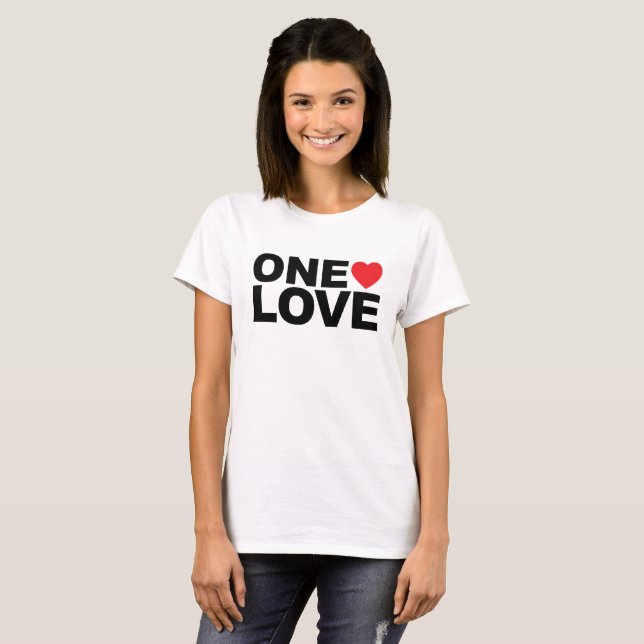 Camiseta T-Shirt do Logotipo OneLove (Frente Completa)