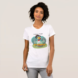 Camiseta T-Shirt do Lunch Women's American Roupa Fine Jerse