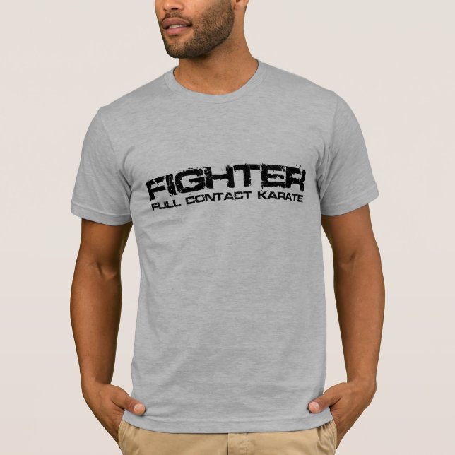 Camiseta T-shirt do lutador do karaté (Frente)