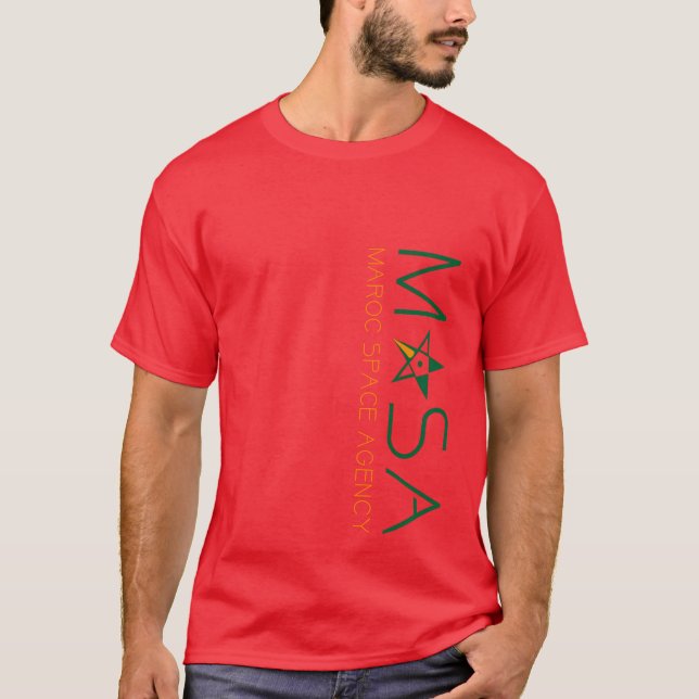 Camiseta T-shirt do M.A.S.A. por cafeteira Alienígena (Frente)