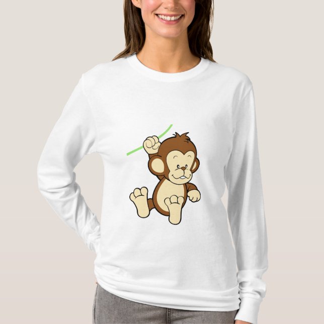 Camiseta T-shirt do macaco (Frente)