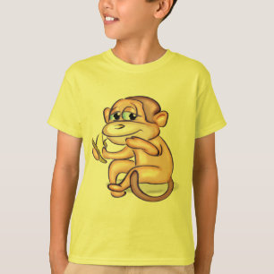 Camiseta T-shirt do macaco e presentes do macaco