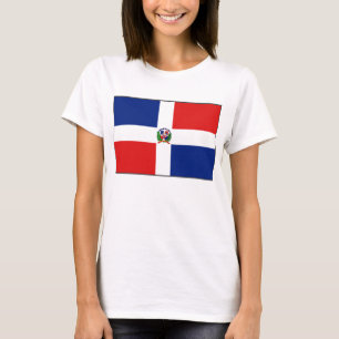 Camiseta T-shirt do mapa da bandeira x da República