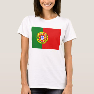 Camiseta T-shirt do mapa da bandeira x de Portugal