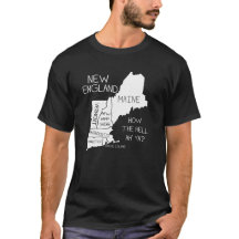T-shirt do mapa da geografia do divertimento de