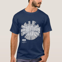 T-shirt do mapa de Londres
