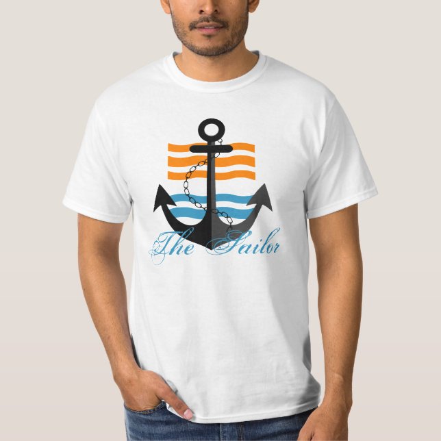 Camiseta T-shirt do marinheiro (Frente)