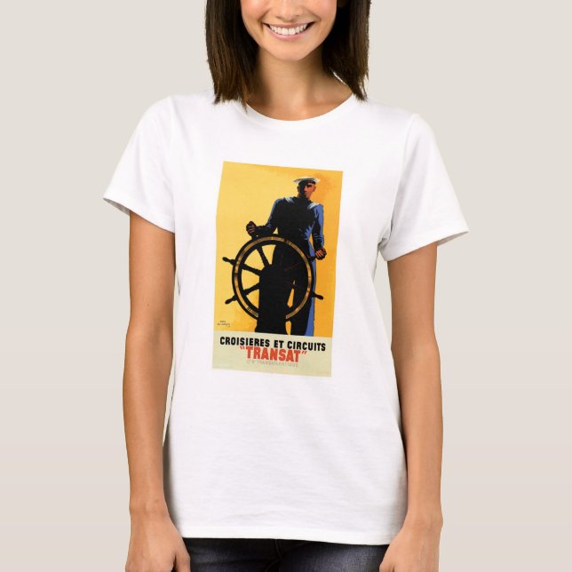 Camiseta T-shirt do marinheiro francês (Frente)