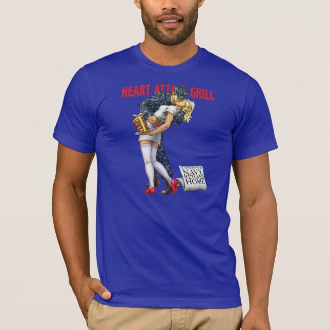 Camiseta T-shirt do marinho (Frente)