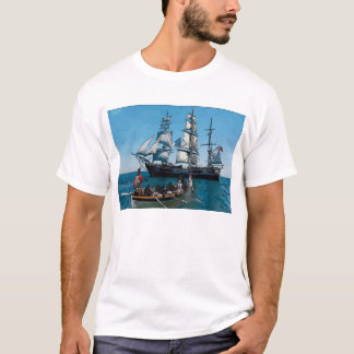 Camiseta T-shirt do marinho de Nelson