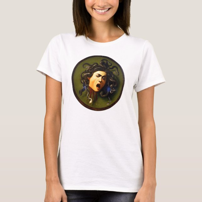 Camiseta T-shirt do Medusa de Caravaggio (Frente)