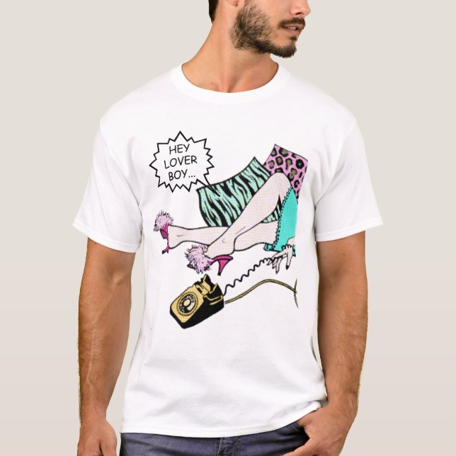 Camiseta t-shirt do menino do amante (Frente)