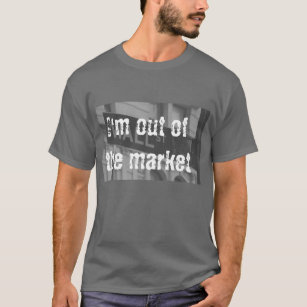 Camiseta T-shirt do mercado de valores de acção (para fora)