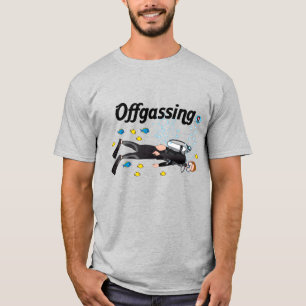 Camiseta T-shirt do mergulho autónomo da Fora-Gasificaçã