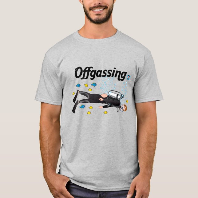 Camiseta T-shirt do mergulho autónomo da Fora-Gasificação (Frente)