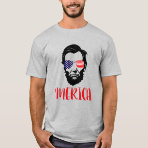 Camiseta T-shirt do merica de Abraham Lincoln '