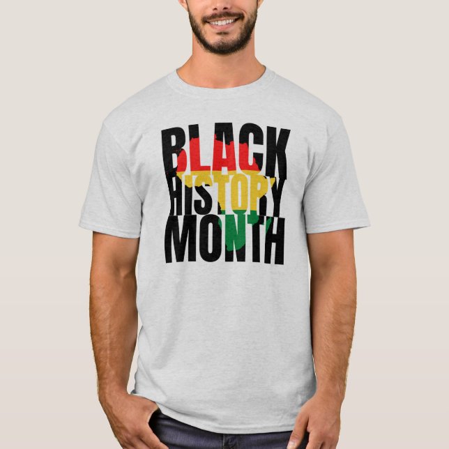 Camiseta T-Shirt do Mês da História Negra (Frente)