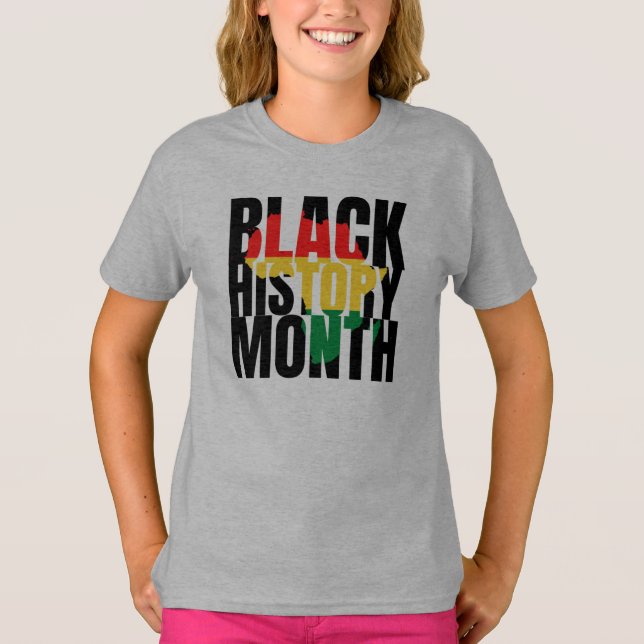 Camiseta T-Shirt do Mês da História Negra (Frente)
