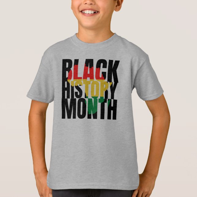Camiseta T-Shirt do Mês da História Negra (Frente)