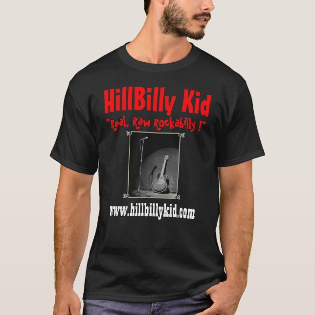 Camiseta T-shirt do miúdo do HillBilly (Frente)