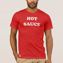 T-shirt do molho picante dos homens