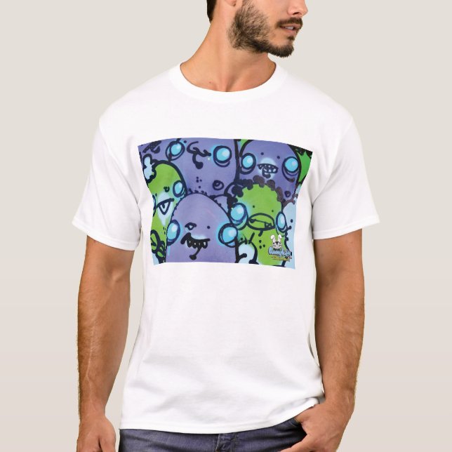 Camiseta T-shirt do monstro do Booger (Frente)