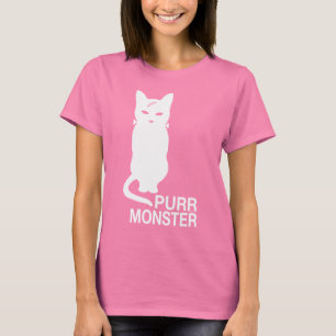 Camiseta T-shirt do monstro do Purr em cores escuras