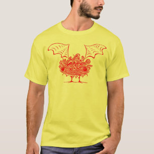Camiseta t-shirt do monstro dos espaguetes