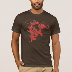 Camiseta T-shirt do motociclista da montanha