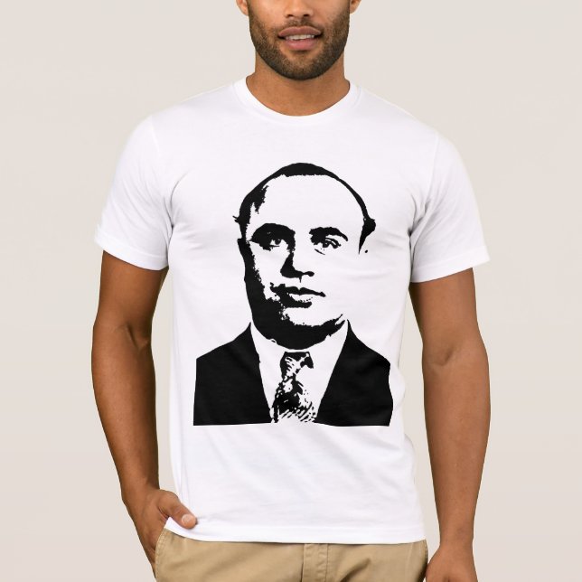 Camiseta T-shirt do Mugshot de Al Capone (Frente)