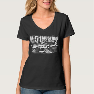 Camiseta T-shirt do mustang P-51