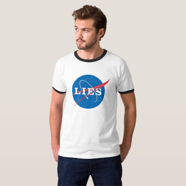 Camiseta T-shirt do #NASALIES (Frente Completa)