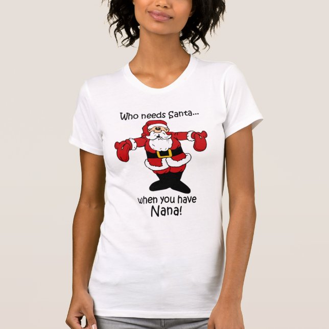 Camiseta T-shirt do Natal de Nana (Frente)