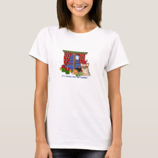 Camiseta T-shirt do Natal do Corgi