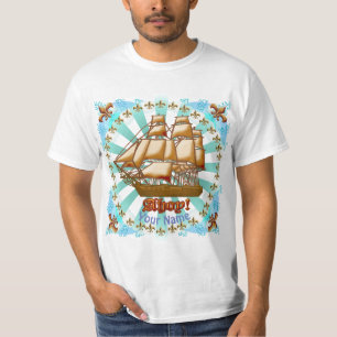 Camiseta T-shirt do navio Ahoy