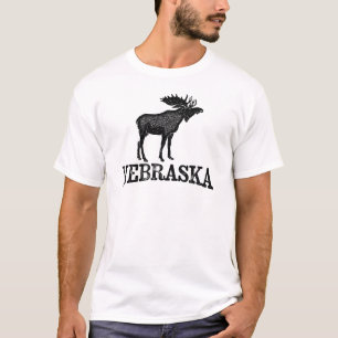 Camiseta T-shirt do Nebraska - Moose
