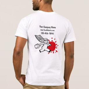 Camiseta T-shirt do negócio do pintor