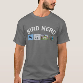 Camiseta T-Shirt do Nerd de aves